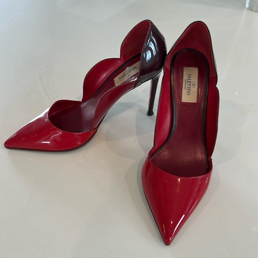 Authentic Valentino red heels